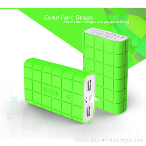Wholesale New Unique Design Portable 8,000mAh Mobile Power Supply w/Dual USB Output and Flashlight